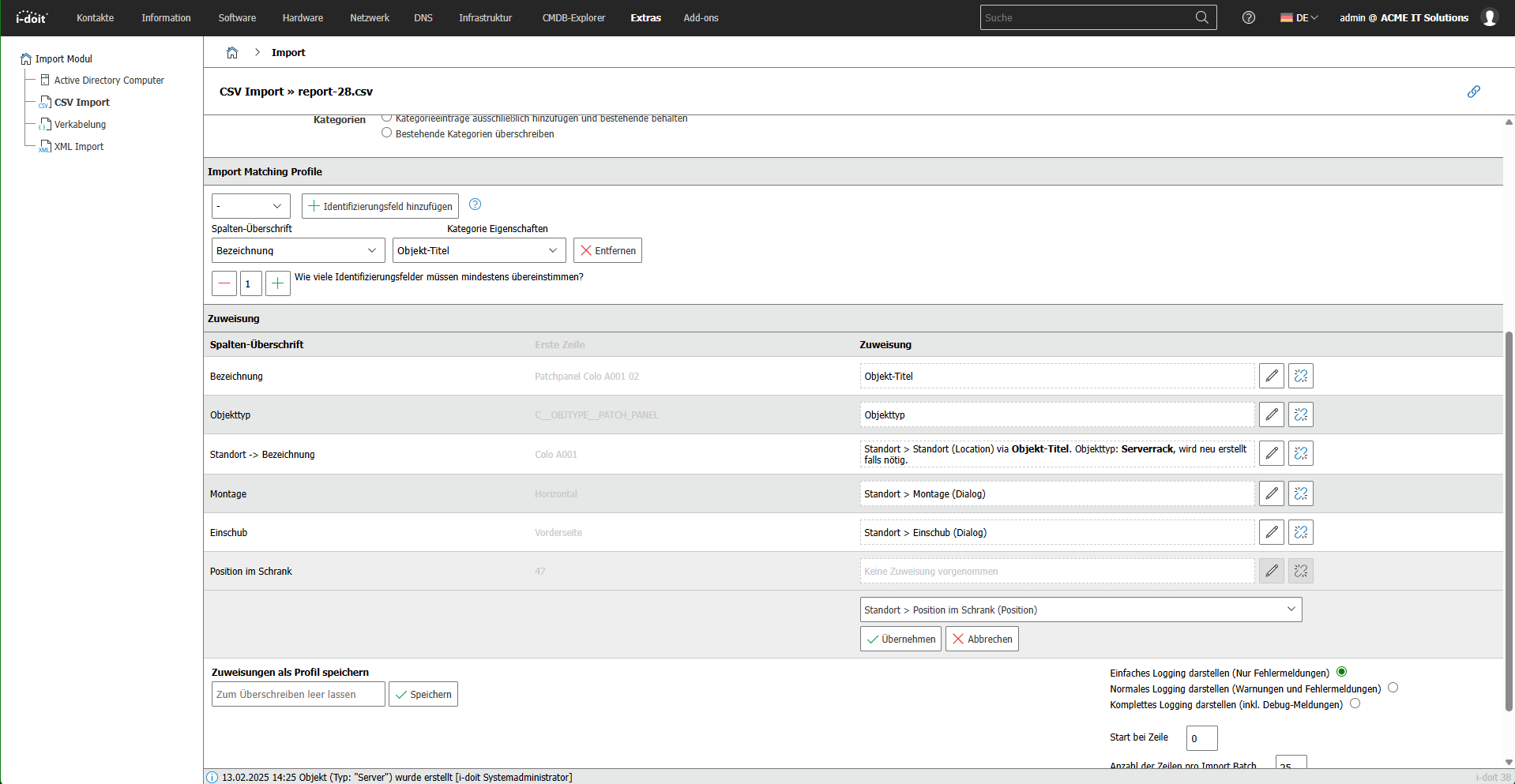 i-doit Server-Installation